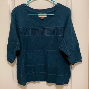 Juniors S Sonoma Dark Teal Sweater